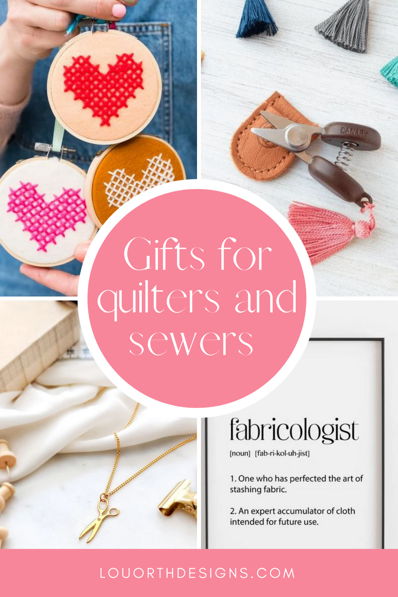 Gifts for quilters and sewers – Lou Orth Designs - Modern quilt