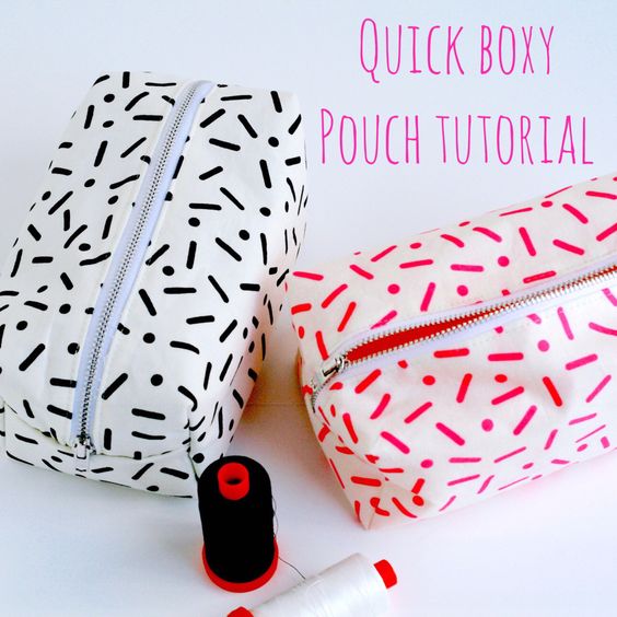 The Boxy Pouch tutorial.