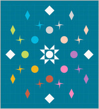 Load image into Gallery viewer, Celestial Quilt pattern - PDF
