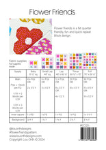 Load image into Gallery viewer, Supplies list for the Flower Friends quilt pattern