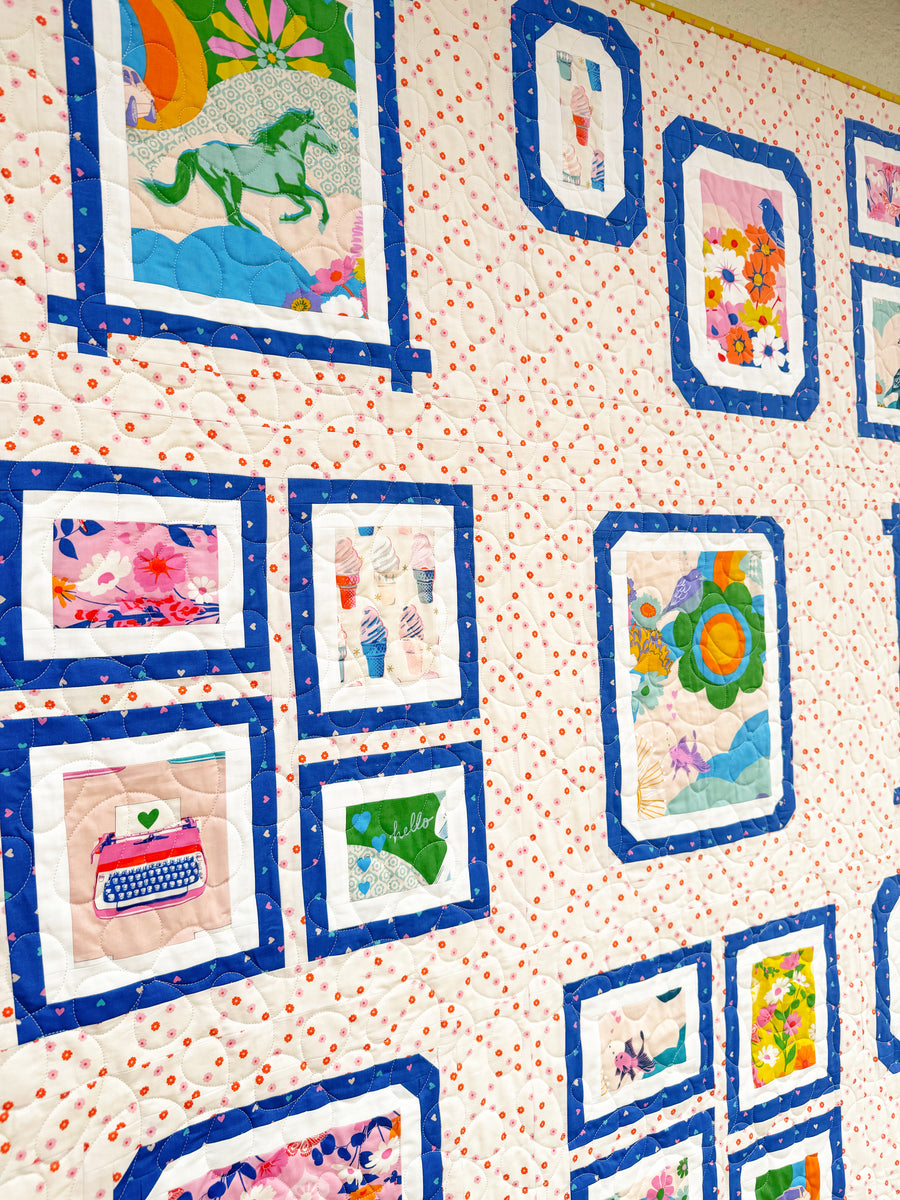 Gallery Wall Quilt pattern - PDF – Lou Orth Designs - Modern quilt patterns