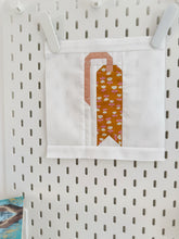 Load image into Gallery viewer, One More Page quilt block - From the Book Block collection