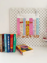 Load image into Gallery viewer, On the Shelf quilt block - From the Book Block collection