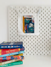 Load image into Gallery viewer, Currently Reading quilt block - From the Book Block collection