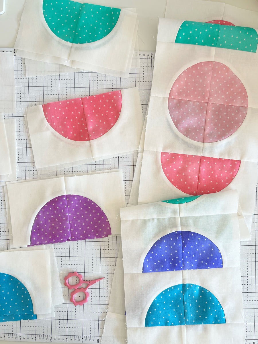Spring Moon Quilt - PDF pattern – Lou Orth Designs - Modern quilt patterns