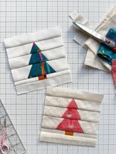 Load image into Gallery viewer, Pinery - an FPP tree quilt block