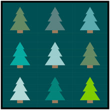 Load image into Gallery viewer, Pinery - an FPP tree quilt block