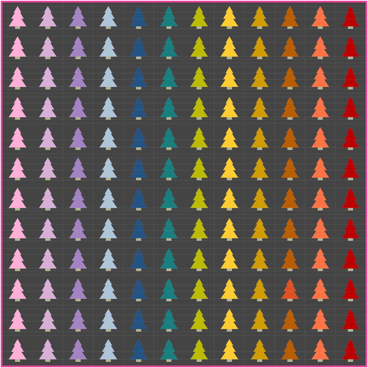 Pinery - an FPP tree quilt block – Lou Orth Designs - Modern quilt patterns