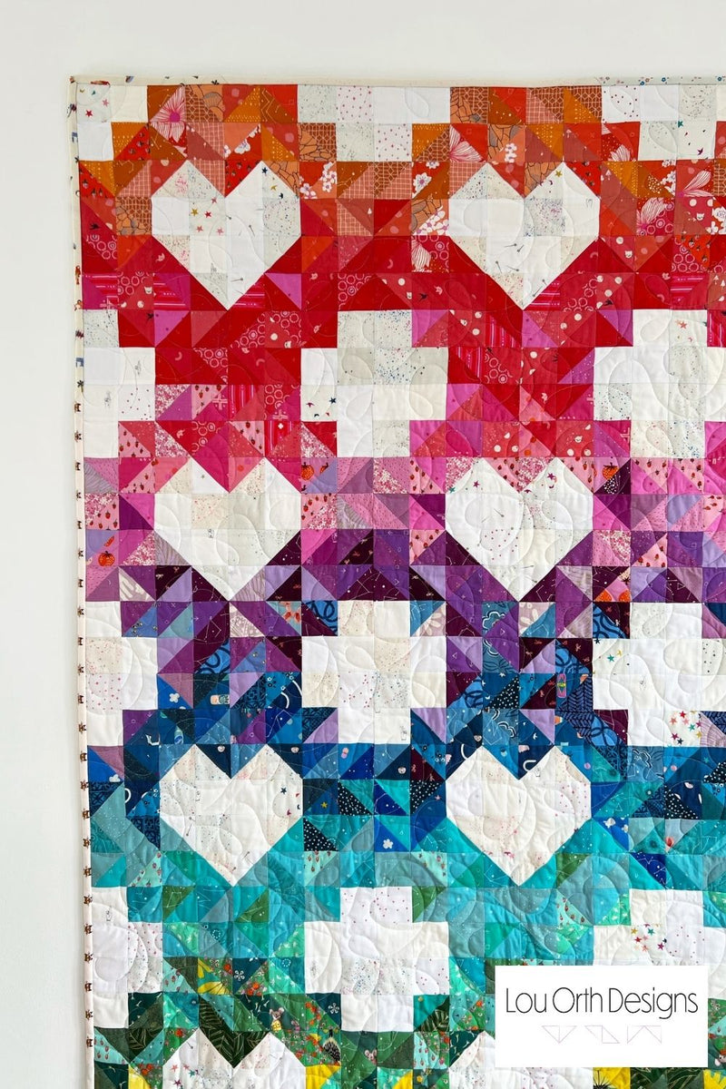 Sweet Darlings PDF Quilt pattern – Lou Orth Designs - Modern quilt patterns