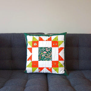array quilt cushion in Art Gallery Fabrics